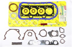 Комплект прокладок двигателя ВАЗ 2170-21126 ПРИОРА V=1.6, 16 клапанный, 17 позиций (полный, сальники+маслосьёмные FPM, герметик, силикон, формирователь прокладки в шприце 21126-1002064-864) RUATI RN0003-P