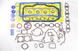Комплект прокладок двигателя ЗМЗ-406 до Евро 2 а/м УАЗ, ГАЗЕЛЬ (31 наим. 67 шт. / полный с сальниками FPM, с герметиком, металл ГБЦ, пр. поддона армированная/ ГБО - бензин / 4062.3906022-100, 406-100*) Золотая серия ГБО 