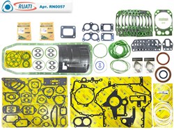 Комплект прокладок двигателя КАМАЗ ЕВРО-4, 5 Стандарт (58 наим. / 169 шт.: сальники+ маслосъёмные+ кольца+ РА поддон с жел. + прокладки: резинометалл+ паронит/ 740.70-1002000/ клапанная отдельно)  