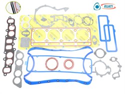 Комплект прокладок двигателя дв. УМЗ-4216 ЕВРО-4 для а/м Газель (19 наиминований, силикон+сальники, облицованная ГБЦ, арт.: 4216-3906022, PTP029997, 4216-100*)  Оптимум 