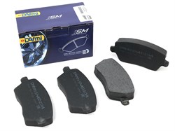 Колодка дискового тормоза а/м LADA LARGUS/LADA VESTA/RENAULT передние (к-т 4 шт./16кл.) (Д204СМ) DAfmi Д204СМ