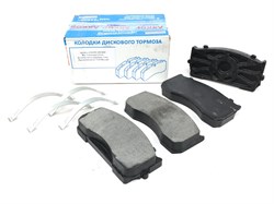 Колодка дискового тормоза системы: Knorr SB 5000; SN5 а/м ГАЗ-33104, Валдай, MAN, Mercedes и др. (к-т 4 шт.) WVA 29115  29148  29183, 3310-3501800 (АККОР) 3310-3501800