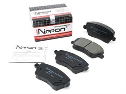 Колодка дискового тормоза а/м LADA LARGUS/LADA VESTA/RENAULT передние (к-т 4 шт./16кл.) (410608481R/8450108101/410608481R) NIPPON ADB 0984