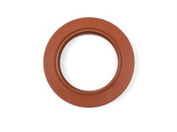 Сальник 64х95х10 а/м МАЗ дв. ЯМЗ-236,238,7511,240 и др. коленчатого вала передний(красный с пружиной/FPM) Резинотехника г. Балаково ( ОЕ Р.201-1005034-Б3 ) Р.201-1005034-Б3