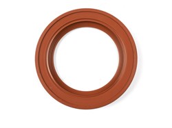 Сальник 75х102х10 а/м КАМАЗ коленчатого вала передняя (красный с губой/FPM+MKV) Резинотехника г. Балаково ( ОЕ РТ740.1005034 (МКВ) ) РТ740.1005034 (МКВ)