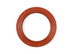 Сальник 75х102х10 а/м КАМАЗ коленчатого вала передняя (красный с пружиной/NBR) Резинотехника г. Балаково ( ОЕ 740.1005034-04 к.(NBR) )  740.1005034-04 к.(NBR)