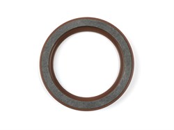 Сальник 85x105x11а/м ГАЗон NEXT, ПАЗ VECTOR, УРАЛ NEXT дв. ЯМЗ-536, 534 коленчатого вала передний (красный с губой/FPM+MKV+ФЕТР)  