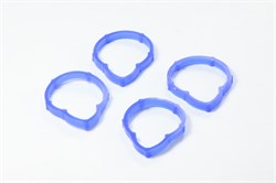 Прокладка коллектора Лада-Ларгус, Logan, Sandero 8 кл. (впускной) комплект, синий силикон (ПТП64) 7701471932