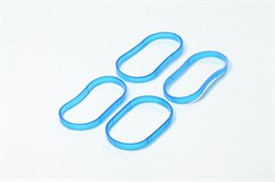 Прокладка коллектора Лада-Ларгус, Logan, Sandero 16 кл. (впускной) комплект, синий силикон (ПТП64) 8200052312