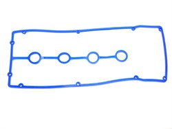 Прокладка клапанной крышки ЗМЗ 409 ЕВРО-4 синий силикон с колодцами, 10 отверстий (Балаково) 40624-1007245-10-1