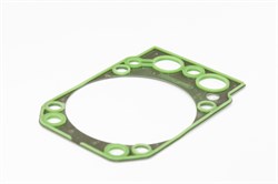 Прокладка ГБЦ КАМАЗ ЕВРО зеленый силикон, армированная с метал. каркасом премиум (ПТП64) 740.30-1003213