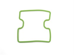 Прокладка клапанной крышки КАМАЗ ЕВРО-4 лапша под пластиковую крышку ЕНА-холдинг, зелёный силикон (ПТП64) 7406.1003270-11