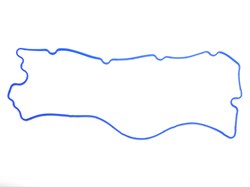 Прокладка клапанной крышки КАМАЗ, ПАЗ дв. CUMMINS  ISF 3.8 черный/синий силикон (ПТП64) 4946239