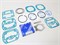 Набор прокладок компрессора а/м КАМАЗ 1 цилиндрового - БАЙКАЛ, Литва, ПК АЙК (15 наим., 16 шт. ПМБ-1, СИНИЙ,  аналог: 18-3509015, 53205-3509015, 77532059SG,  77532059N) ЛЮКС, RUATI RN0114